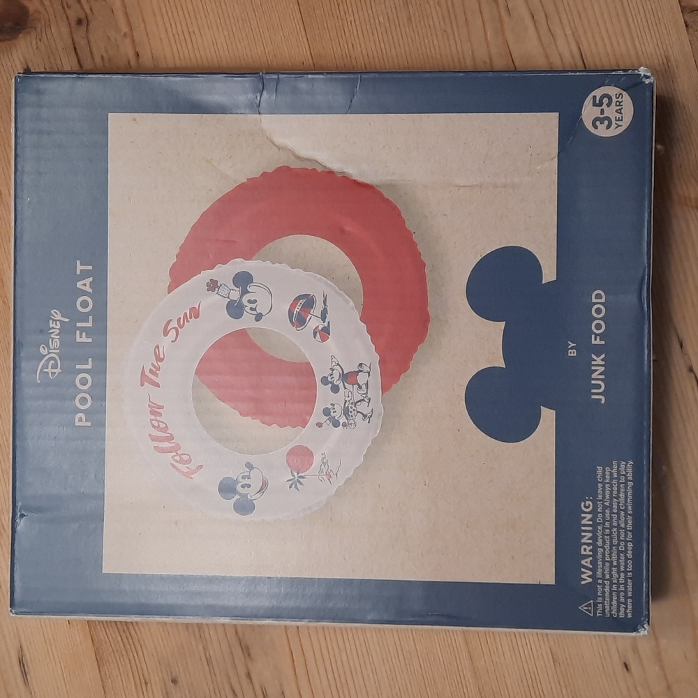 Disney pool float..for ages 3-5. Brand new still in box, never opened.